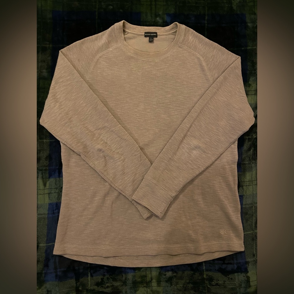Men’s large brown/tan banana republic sweater